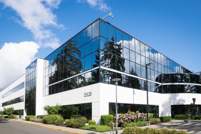 commercial property in a business park